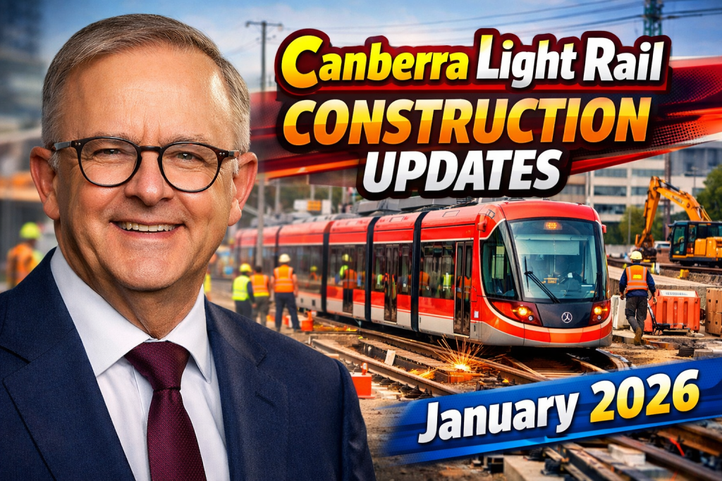 Canberra Light Rail Construction Updates January 2026 Progress, Delays, and What to Expect