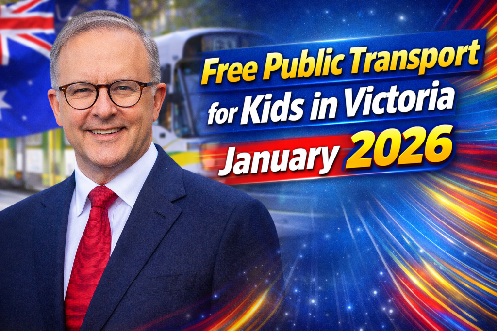Free Public Transport for Kids in Victoria January 2026 How to Travel Without Paying