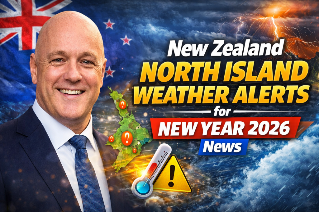 New Zealand North Island Weather Alerts for New Year 2026 Storms and Safety Updates