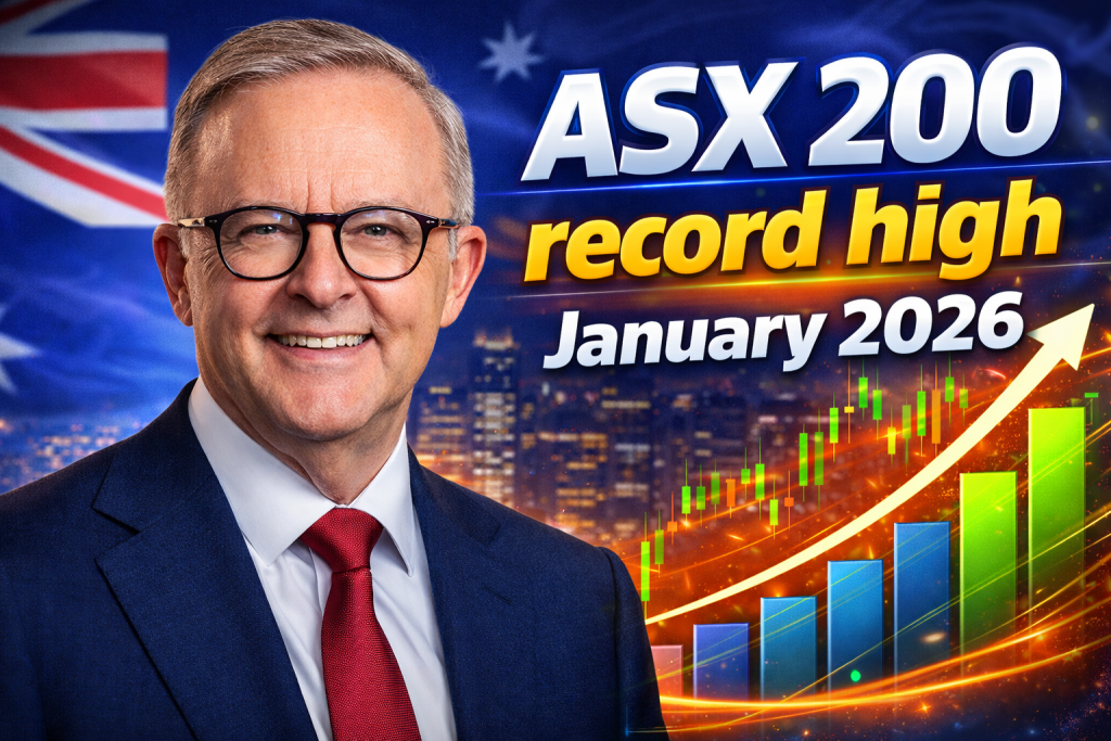 ASX 200 record high January 2026 what’s driving the Australian market surge