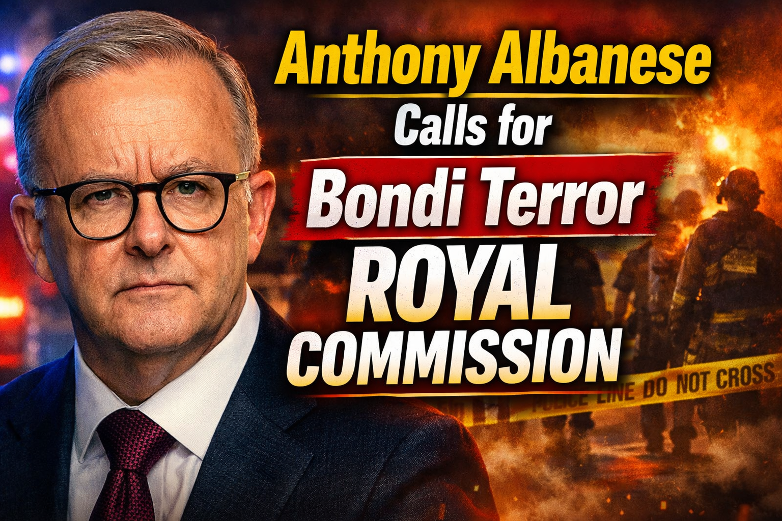 Anthony Albanese Calls for Bondi Terror Royal Commission PM Responds to Public Pressure