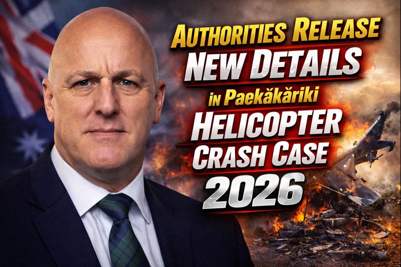 Authorities Release New Details in Paekākāriki Helicopter Crash Case 2026
