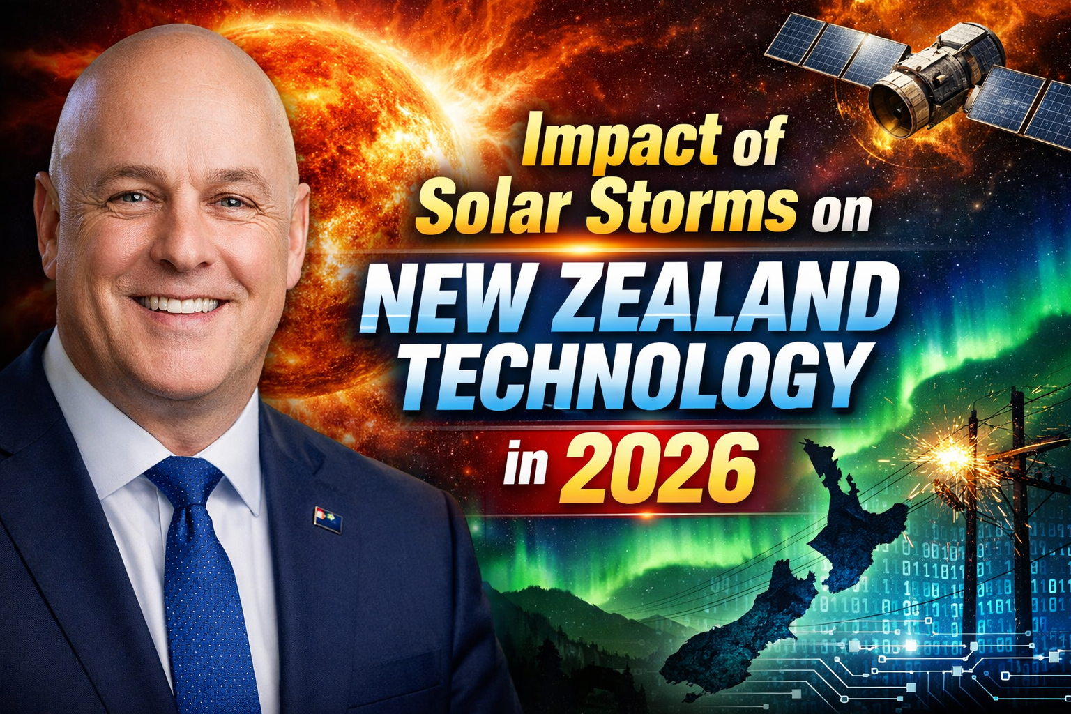 Impact of Solar Storms on New Zealand Technology in 2026 Radiation Risks and Disruption Forecast