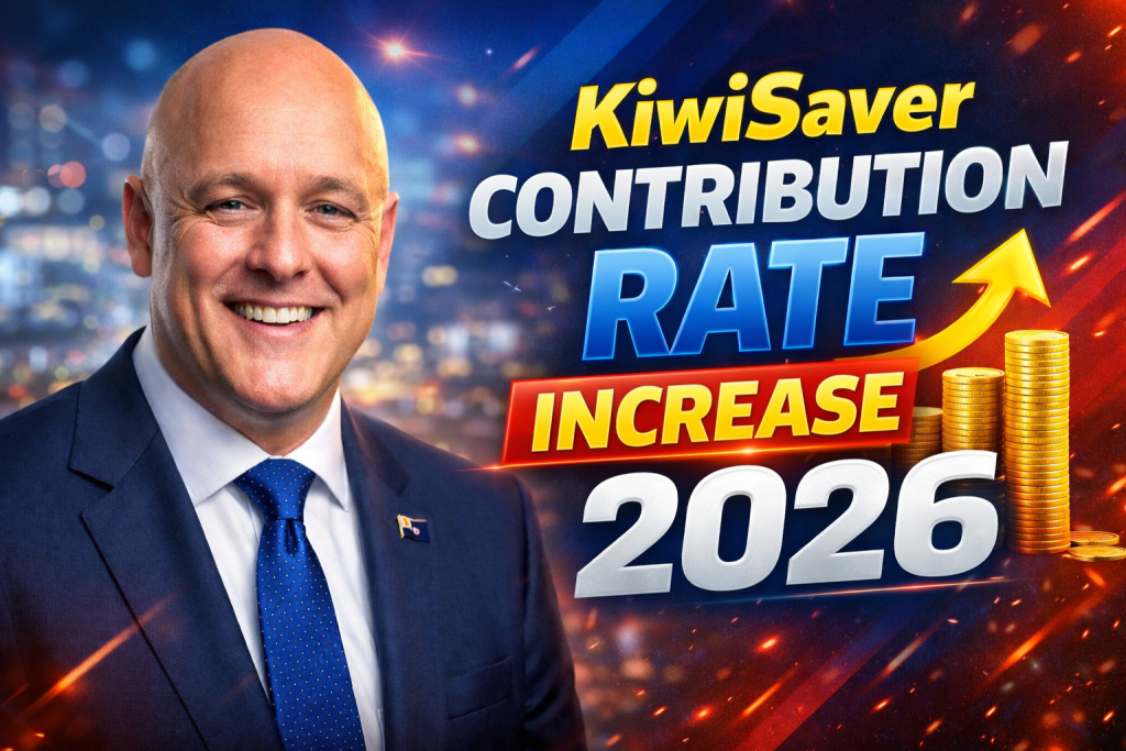 KiwiSaver Contribution Rate Increase 2026 New Rates & How to Change Your Contributions in NZ