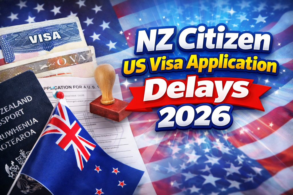 NZ Citizen US Visa Application Delays 2026 Causes, Current Wait Times & What Applicants Should Know