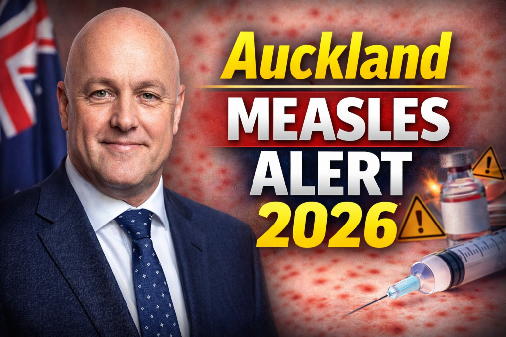 Auckland Measles Alert 2026 Two Travel-Linked Cases Confirmed, Airport and Singapore Flight Listed as Locations of Interest