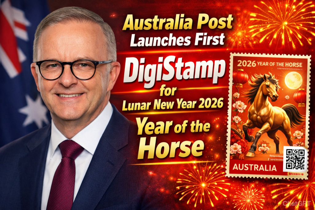 Australia Post Launches First DigiStamp for Lunar New Year 2026 Year of the Horse