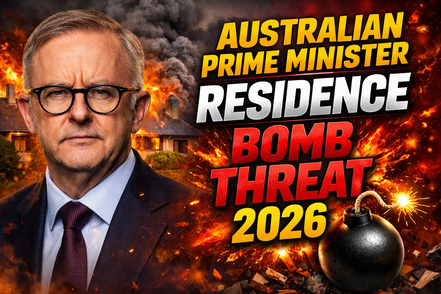 Australian Prime Minister Residence Bomb Threat 2026 Anthony Albanese Evacuated Amid Canberra Security Scare