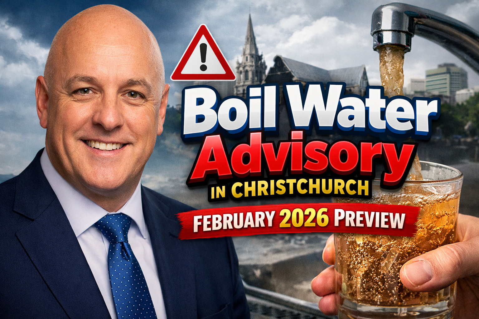 Boil Water Advisory in Christchurch February 2026 What Residents Need to Know