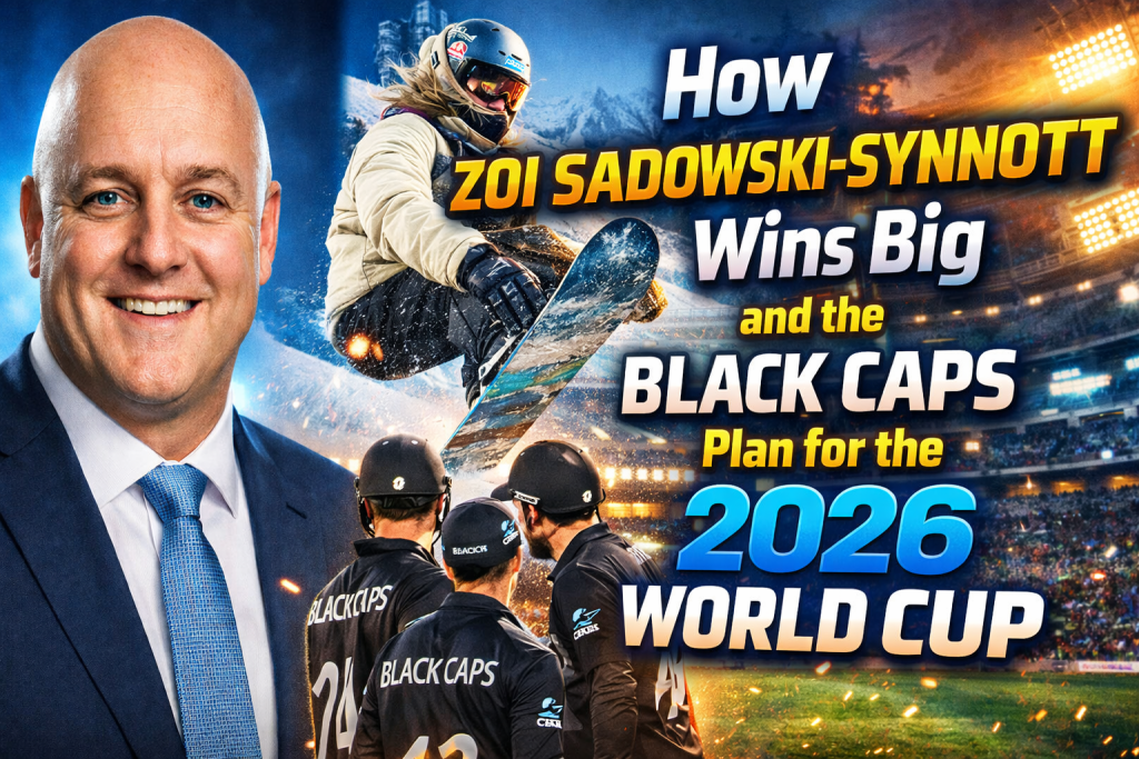 How Zoi Sadowski-Synnott Wins Big and the Black Caps Plan for the 2026 World Cup