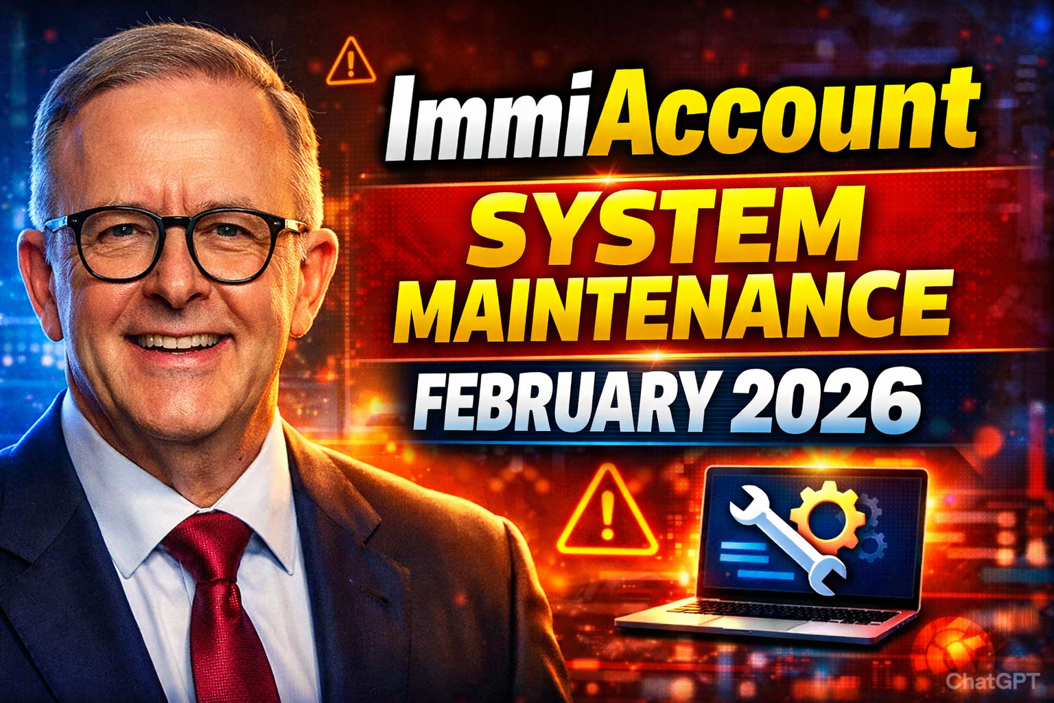 ImmiAccount System Maintenance February 2026 Scheduled Outage and Service Disruptions