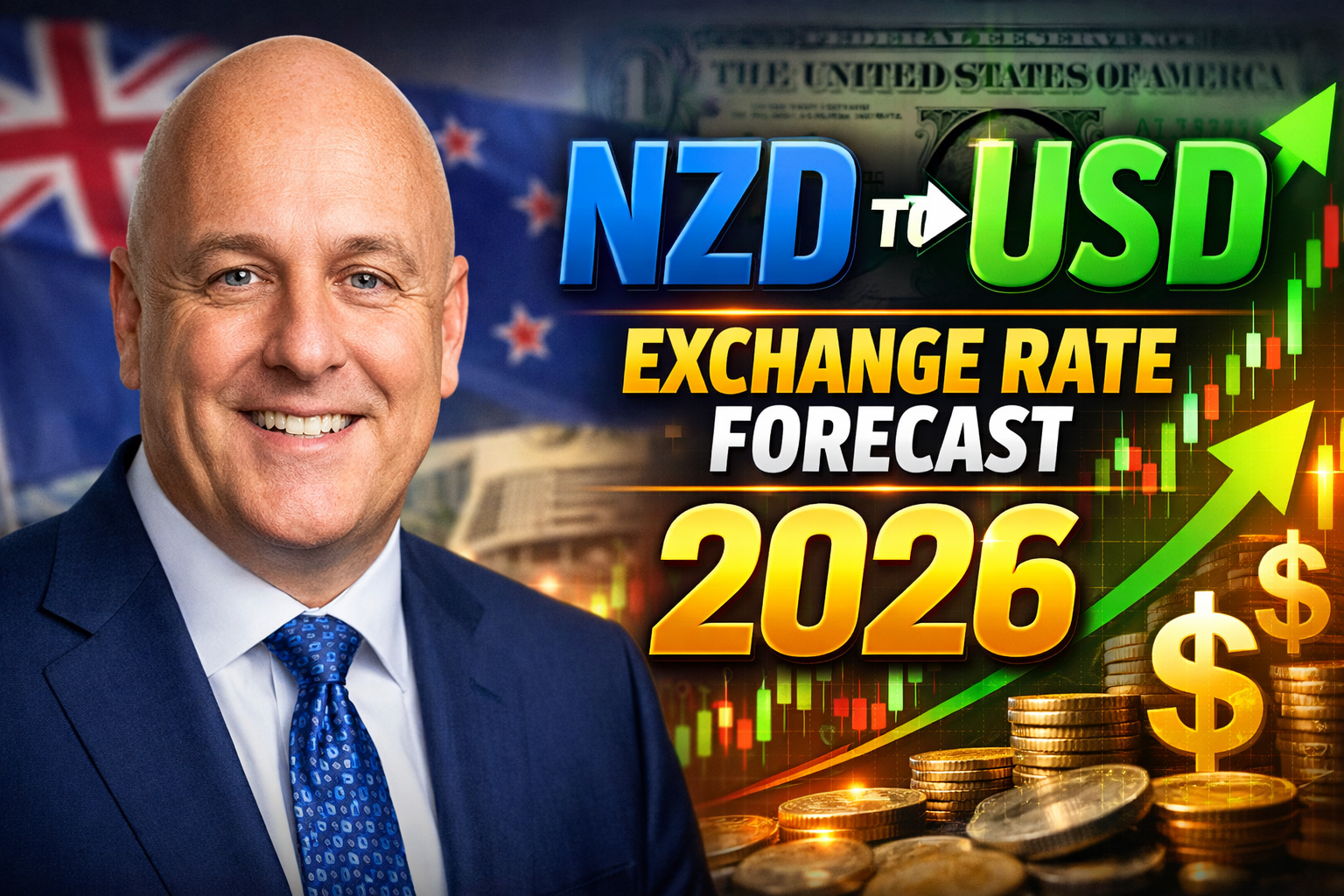 NZD to USD Exchange Rate Forecast 2026 New Zealand Dollar Outlook and USD Trends