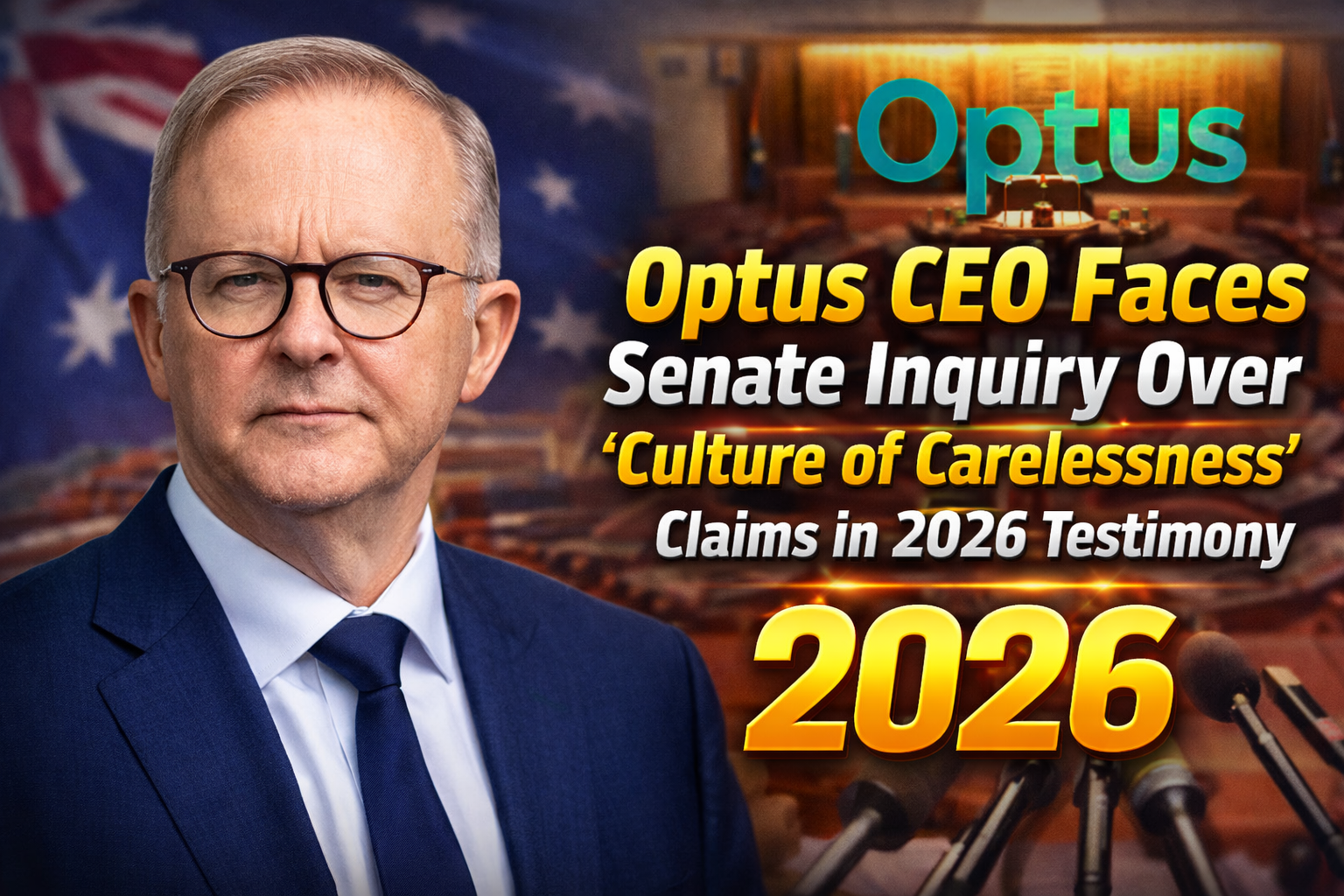 Optus CEO Faces Senate Inquiry Over ‘Culture of Carelessness’ Claims in 2026 Testimony