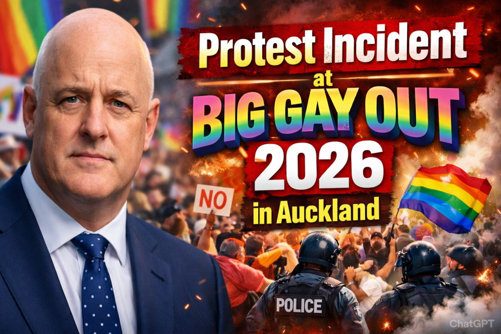 Protest Incident at Big Gay Out 2026 in Auckland What Happened and Latest Updates