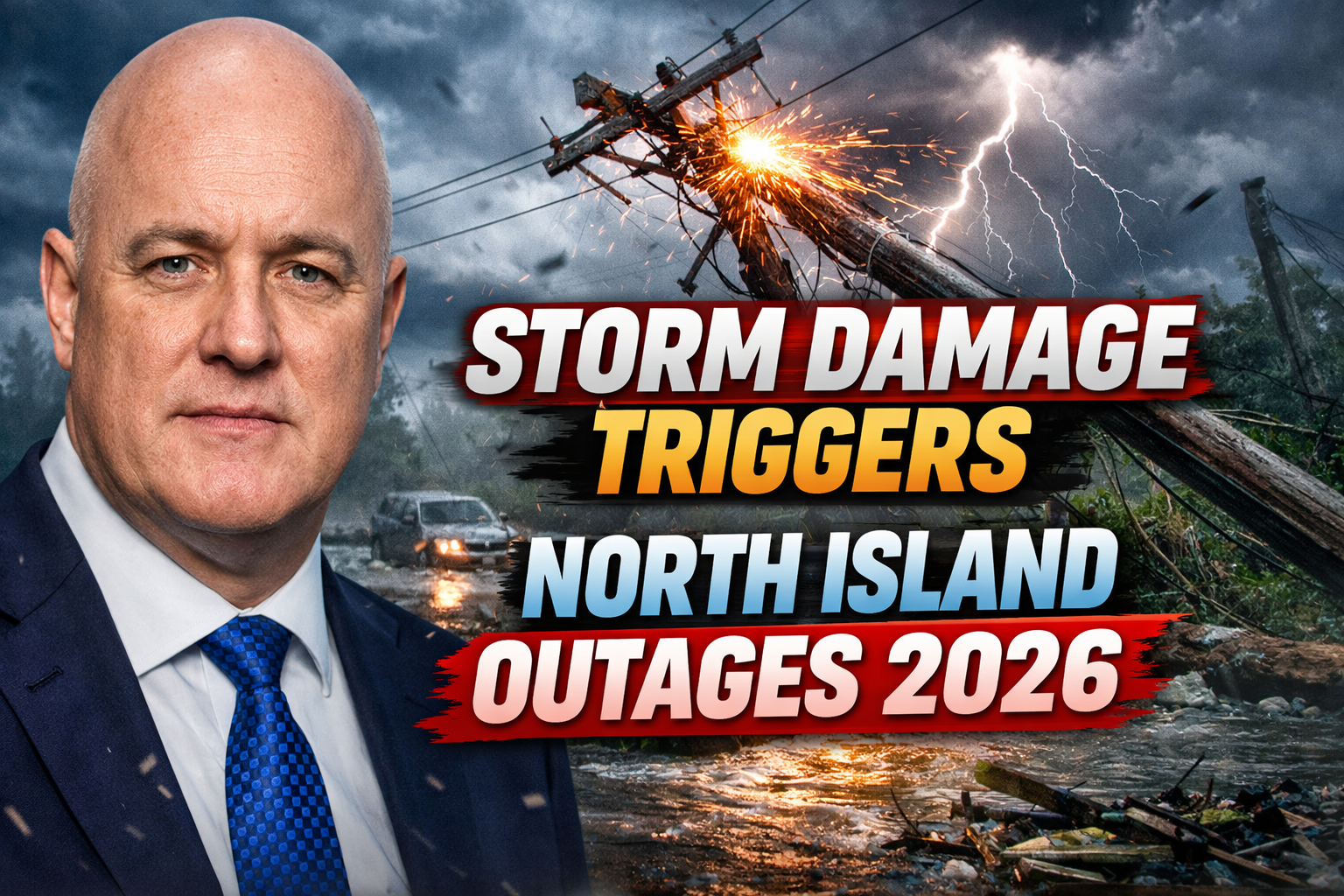 Storm Damage Triggers North Island Outages 2026 Latest on Powerco Repairs in Whanganui–Rangitīkei Region