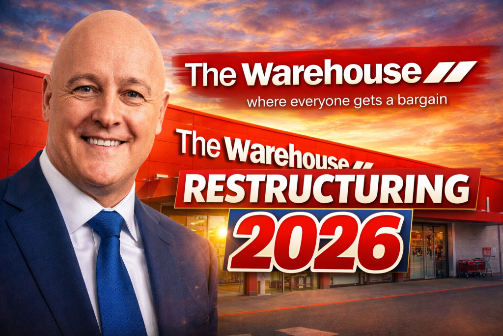 The Warehouse NZ Restructuring 2026 Auckland Head Office Job Losses Hit Retail Sector