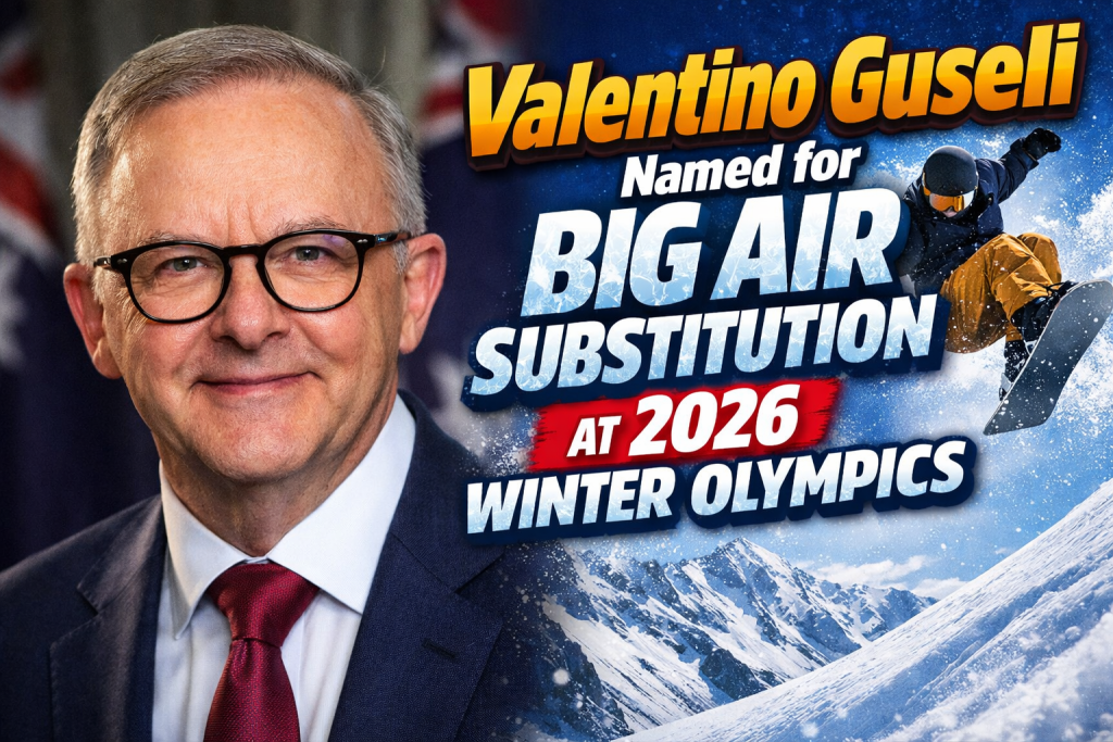 Valentino Guseli Named for Big Air Substitution at 2026 Winter Olympics