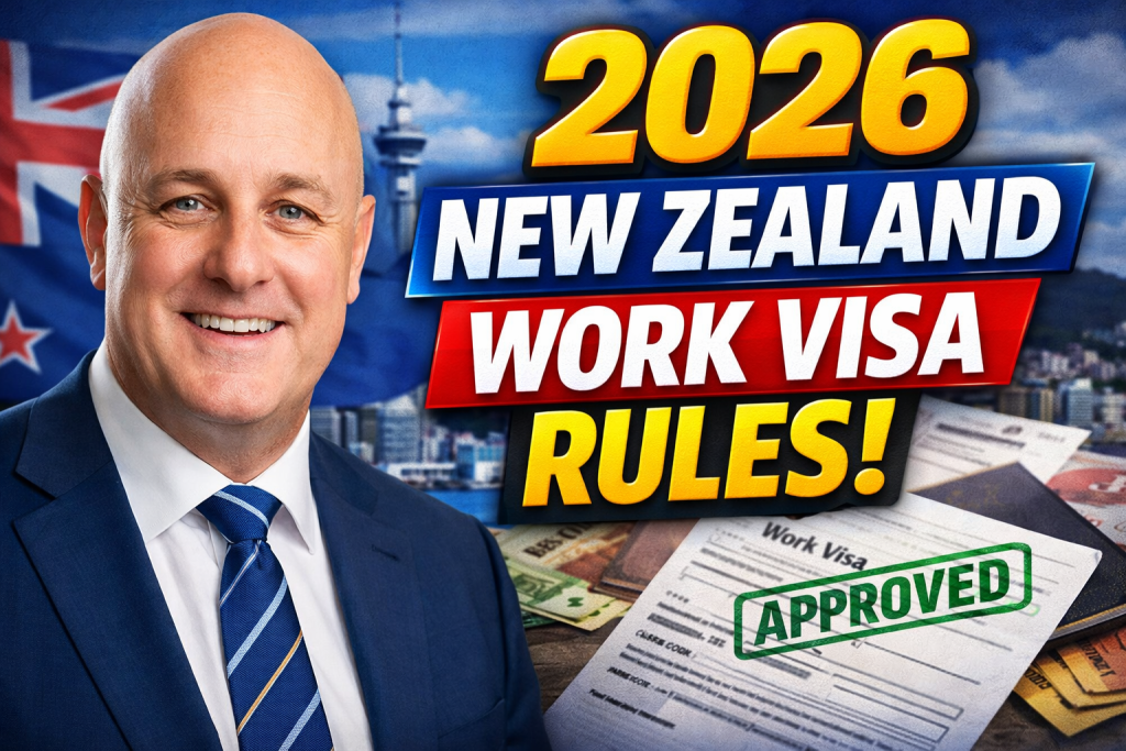 2026 New Zealand Work Visa Rules New Salary Threshold Announced by Immigration New Zealand