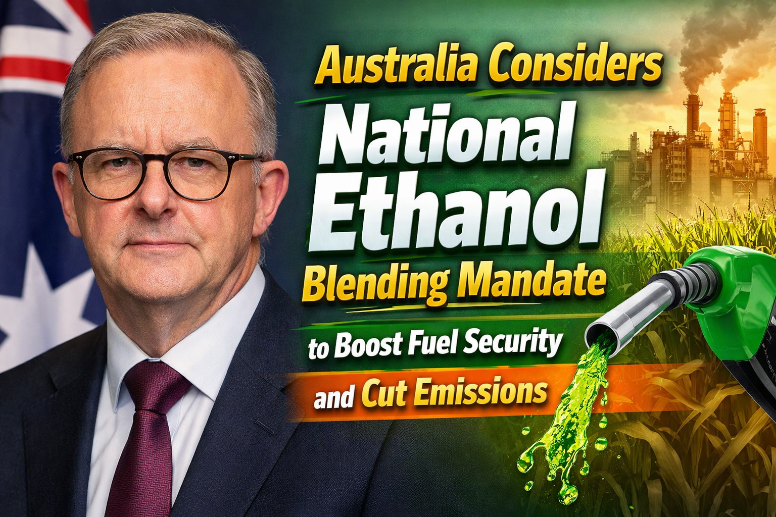 Australia Considers National Ethanol Blending Mandate to Boost Fuel Security and Cut Emissions