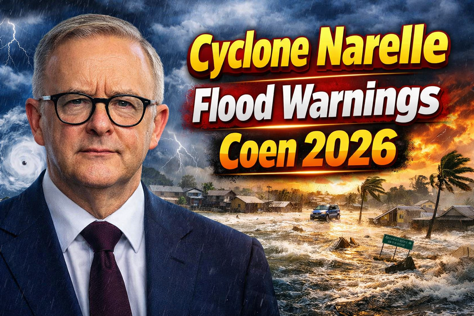 Cyclone Narelle Flood Warnings Coen 2026 Heavy Rain and Rising Rivers Threaten Cape York Communities