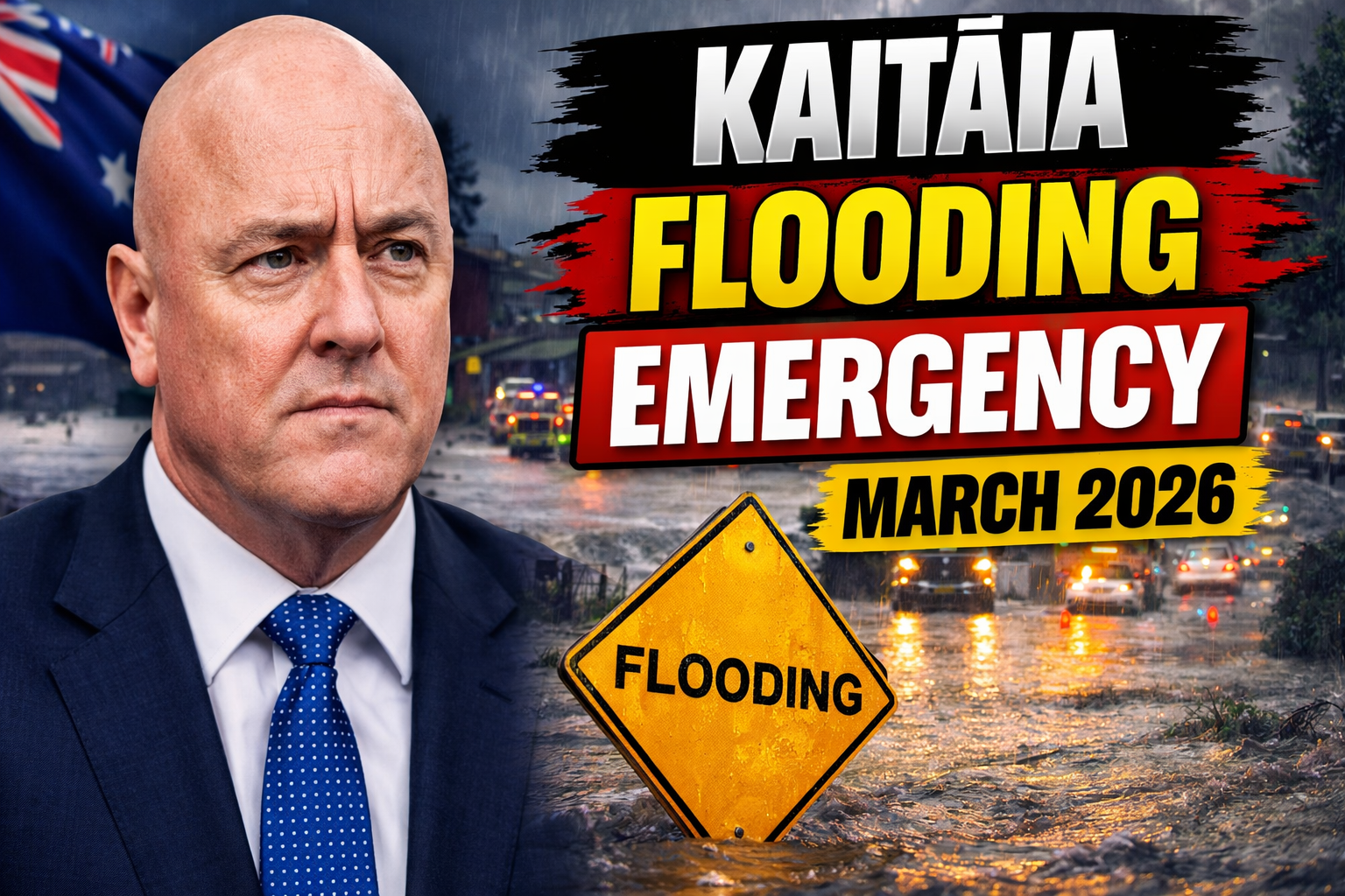 Kaitāia Flooding Emergency March 2026 Northland Region New Zealand Hit by Heavy Rain, Far North Evacuations Underway