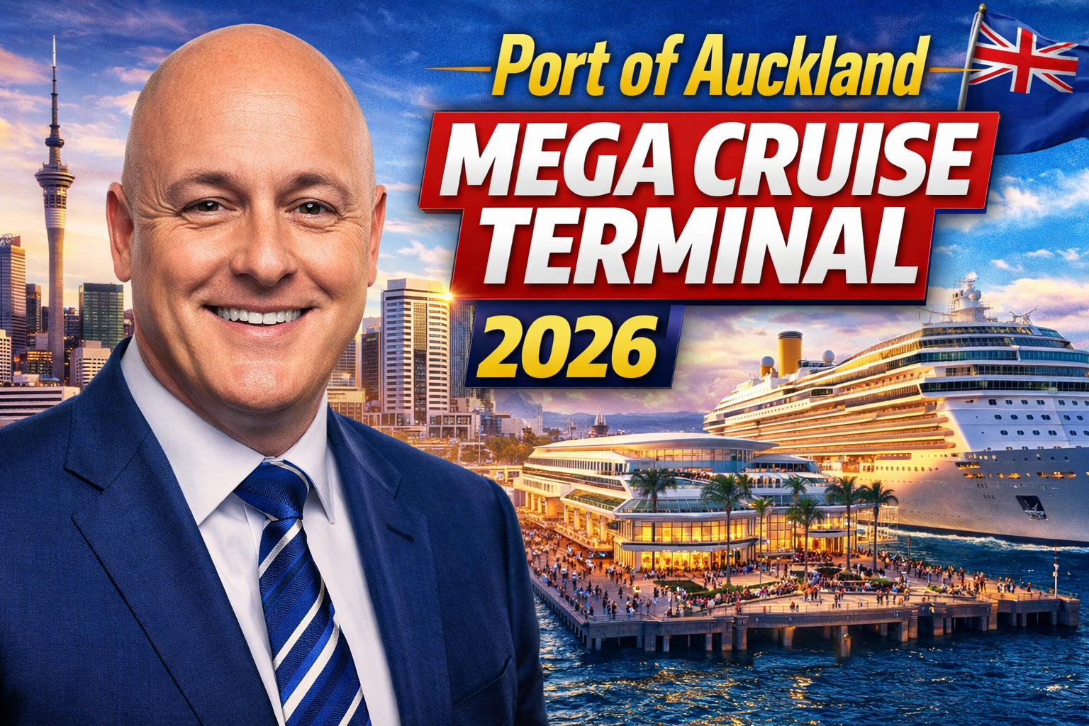Port of Auckland Mega Cruise Terminal 2026 NZ Freight Automation & Waterfront Upgrades