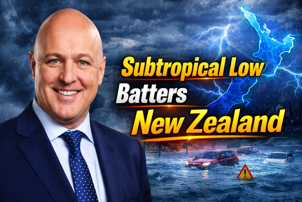 Subtropical Low Batters New Zealand Heavy Rain and Dangerous Seas Forecast for March 2026