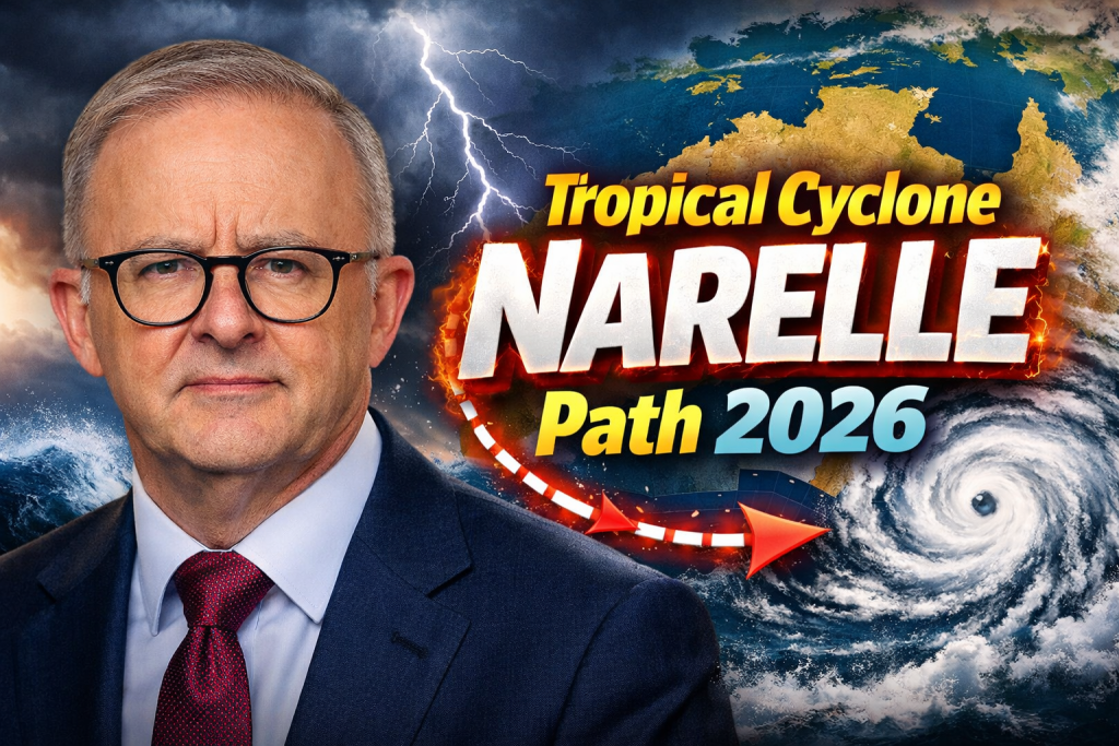Tropical Cyclone Narelle_ 2026 path