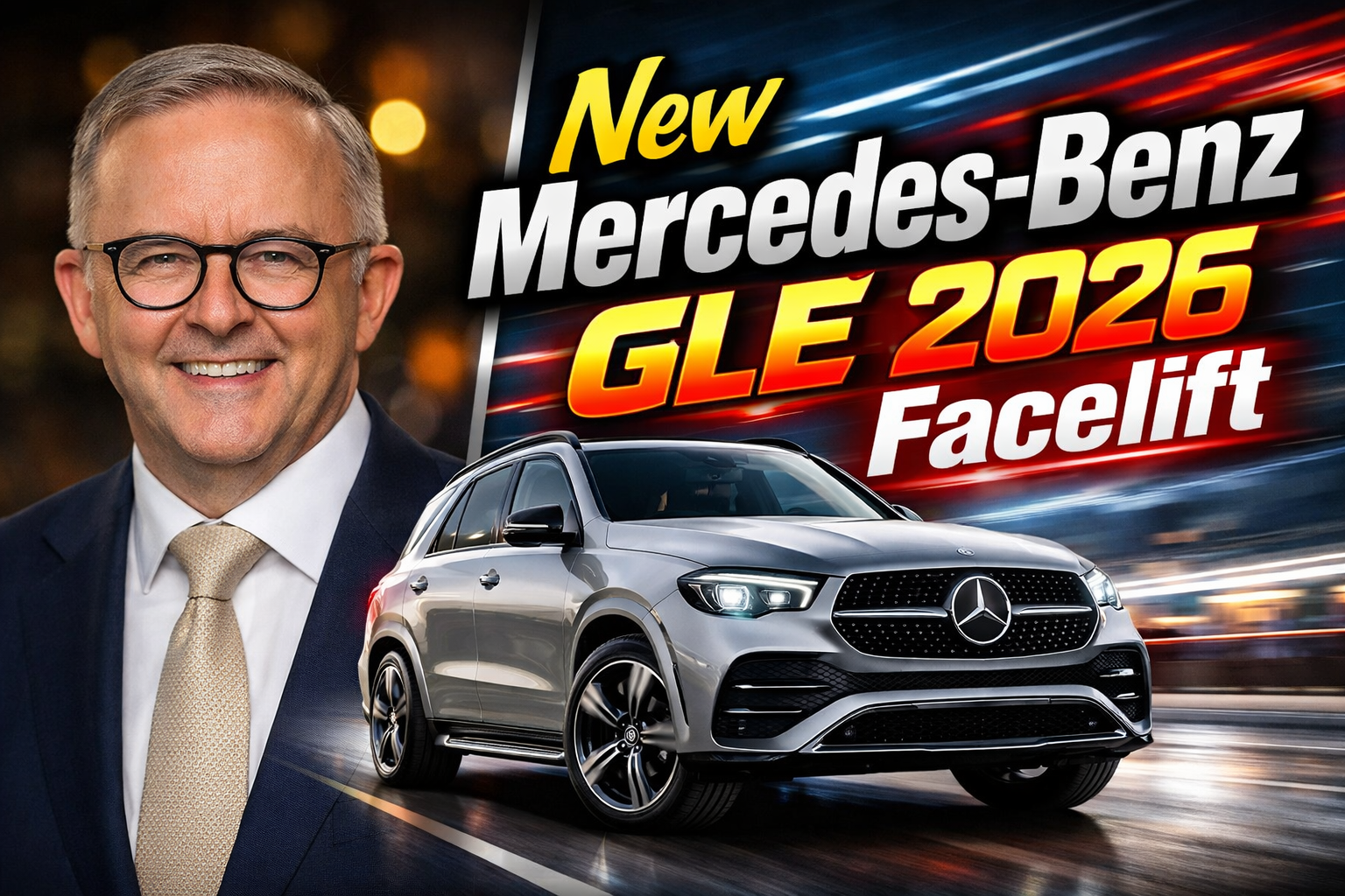 Anthony Albanese and the 2026 Mercedes-Benz GLE