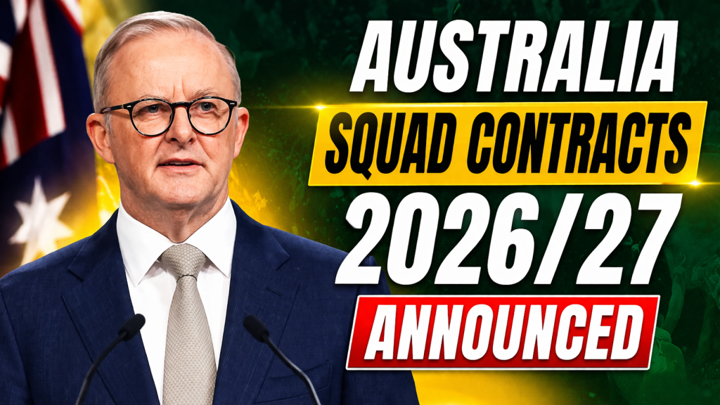 Australia Squad Contracts 202627 Announced Weatherald’s First Call-Up Amid Glenn Maxwell Exit Rumours