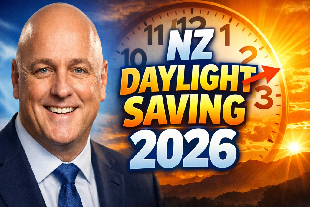 Christopher Luxon and daylight saving 2026