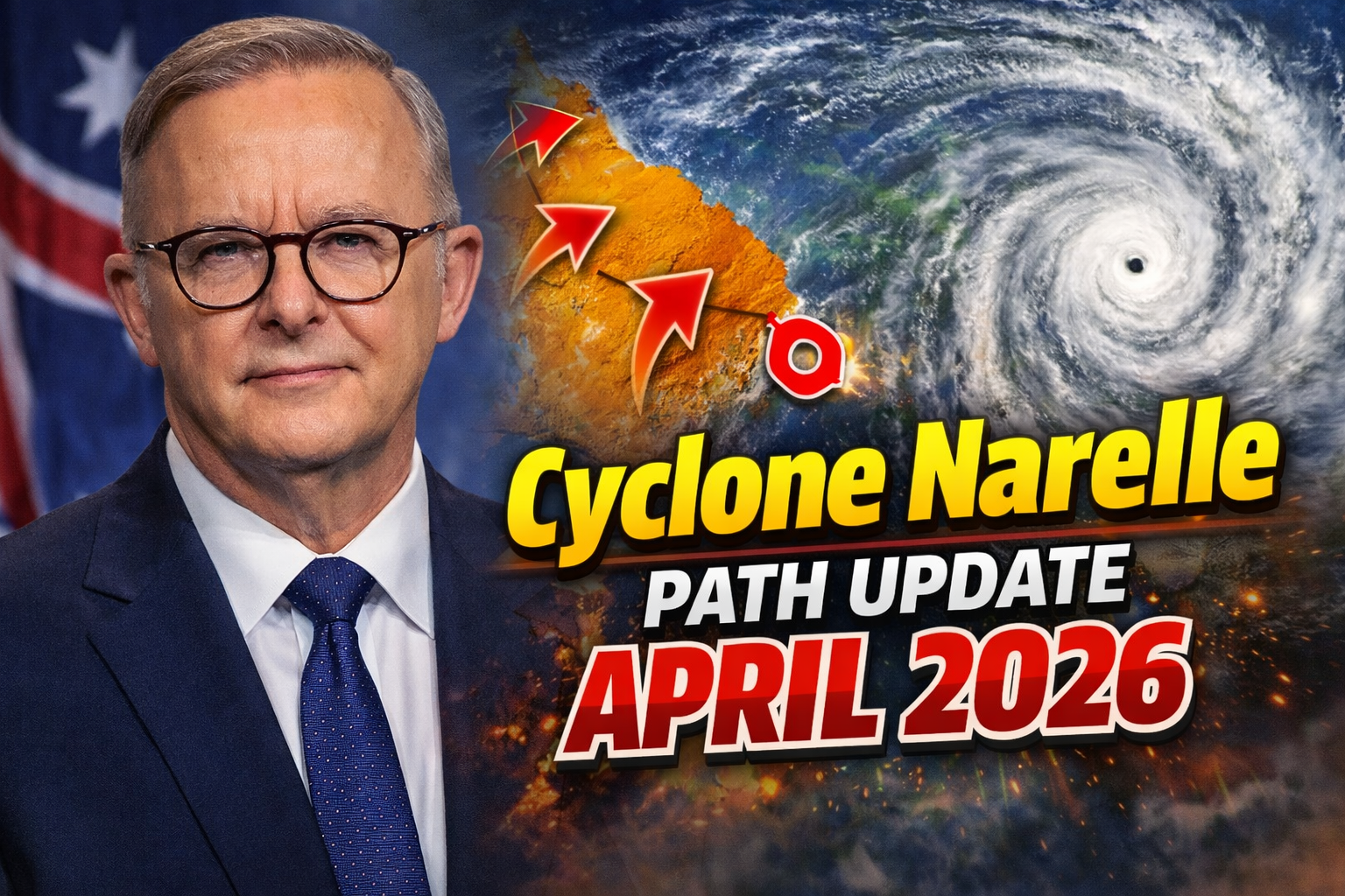 Cyclone Narelle Path Update April 2026 Western Australia Severe Weather Alerts & Track Forecast